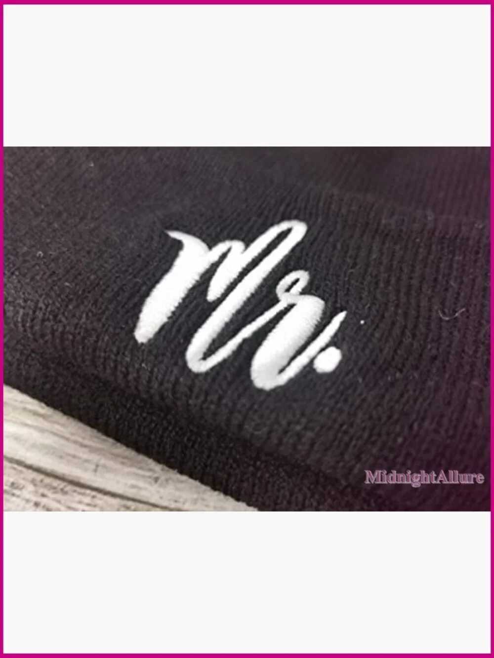 Mr and Mrs Beanie Hats Set Knit Winter Couple Beanie Unisex